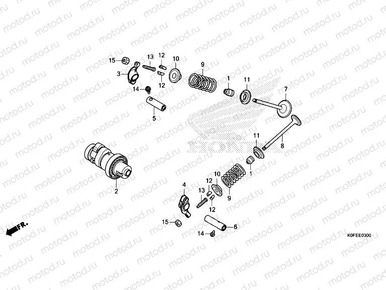 E-3 CAMSHAFT & VALVE