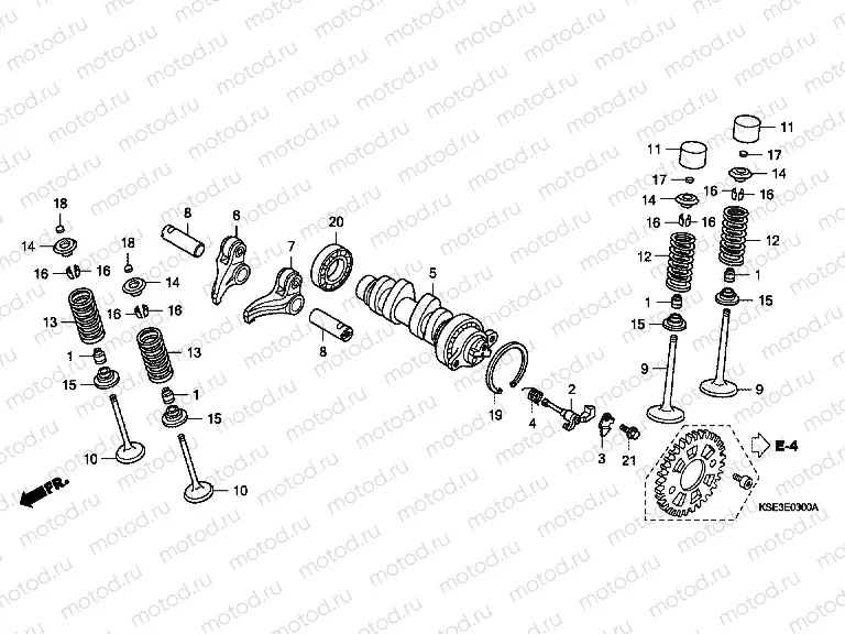 E-3 CAMSHAFT / VALVE
