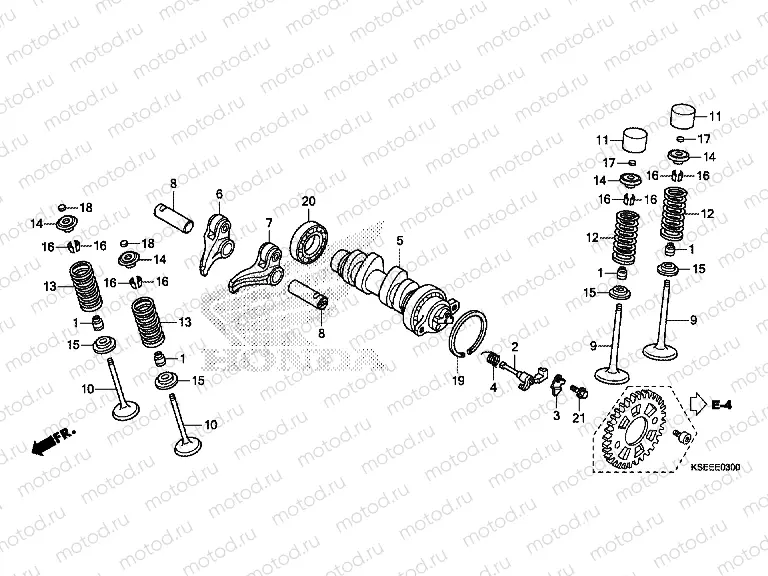 E-3 CAMSHAFT / VALVE