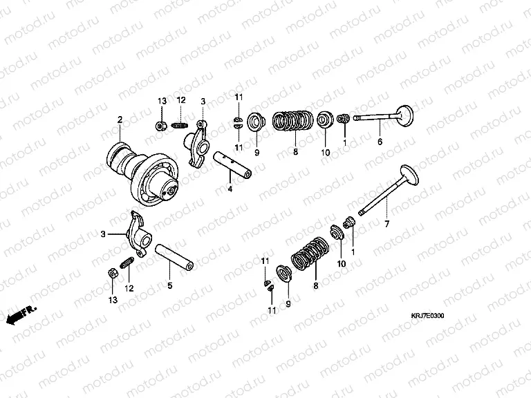 E-3 CAMSHAFT / VALVE