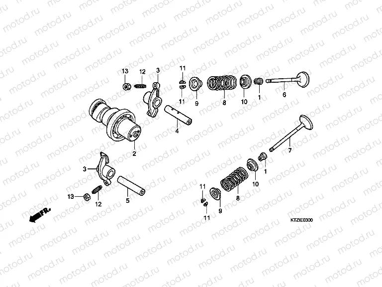E-3 CAMSHAFT / VALVE