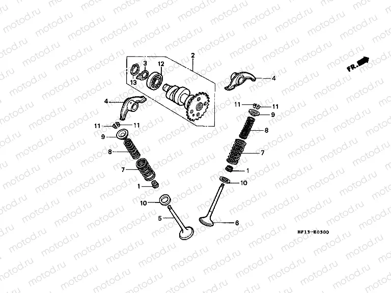 E-3 CAMSHAFT / VALVE