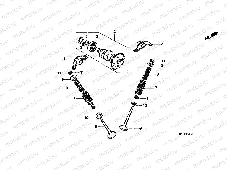 E-3 CAMSHAFT / VALVE