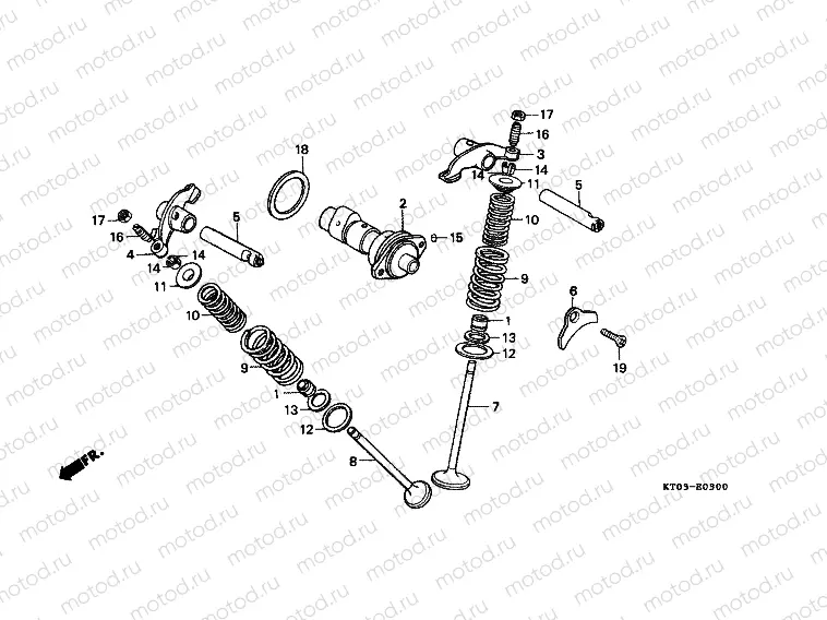 E-3 CAMSHAFT / VALVE