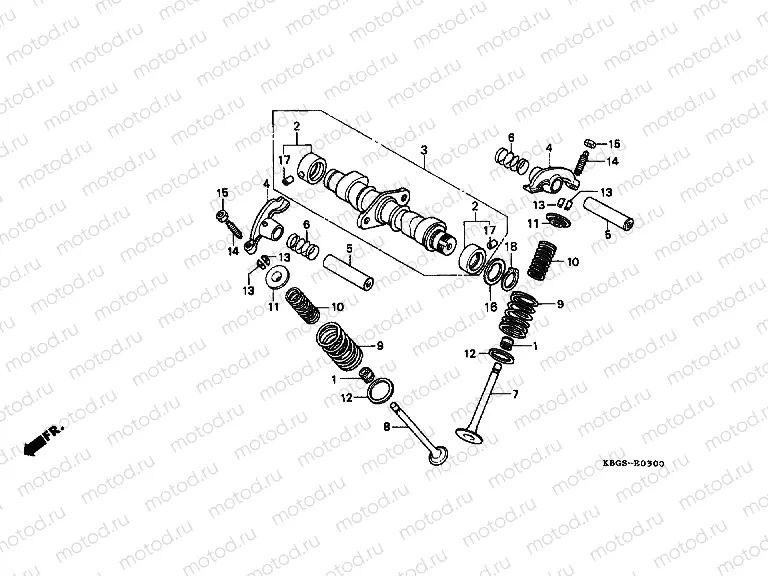 E-3 CAMSHAFT / VALVE