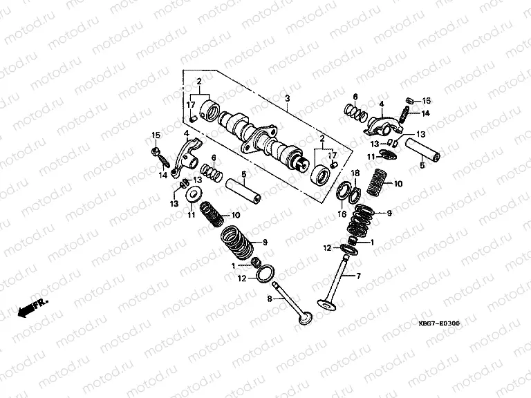 E-3 CAMSHAFT / VALVE