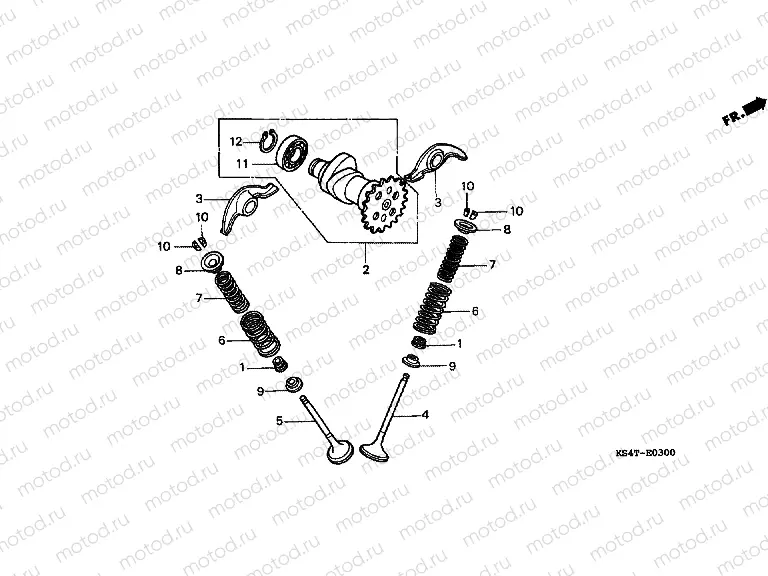 E-3 CAMSHAFT / VALVE