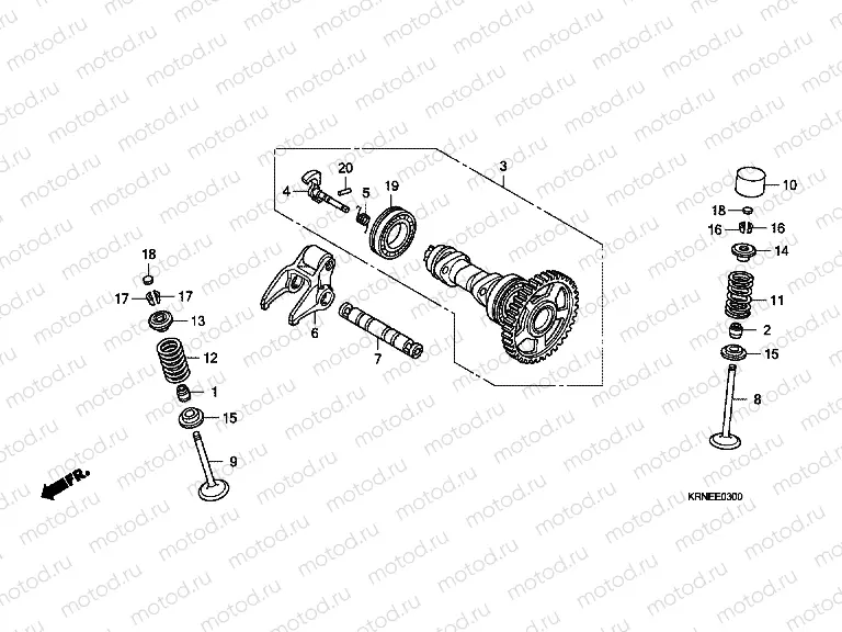 E-3 CAMSHAFT / VALVE