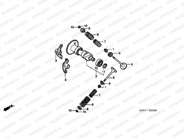 E-3 CAMSHAFT / VALVE