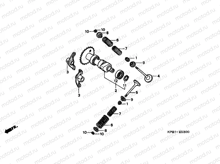E-3 CAMSHAFT / VALVE