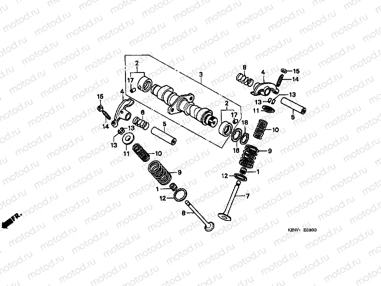 E-3 CAMSHAFT / VALVE