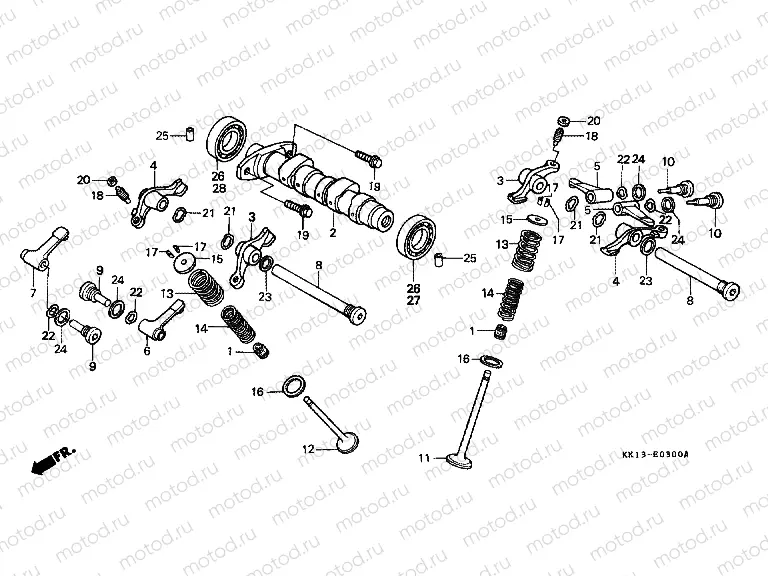 E-3 CAMSHAFT / VALVE