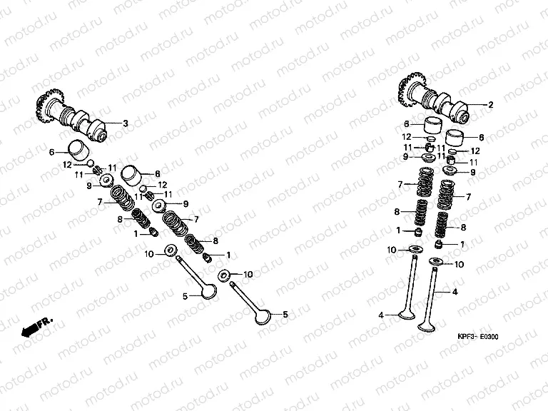 E-3 CAMSHAFT / VALVE