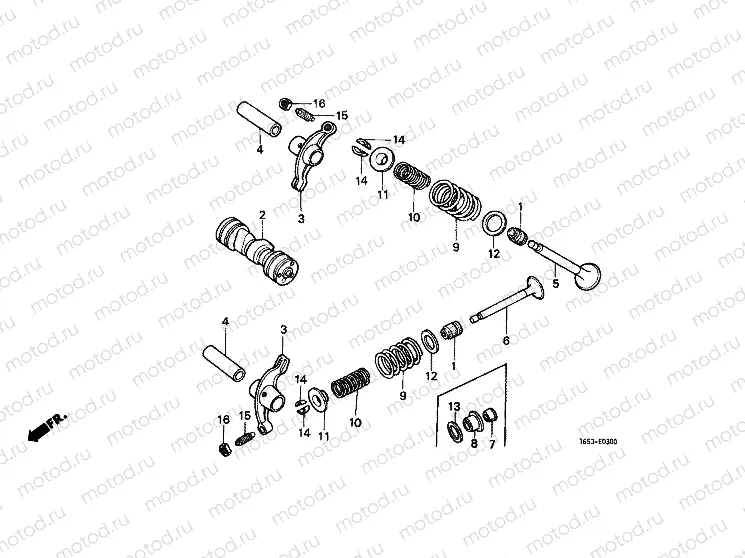 E-3 CAMSHAFT / VALVE