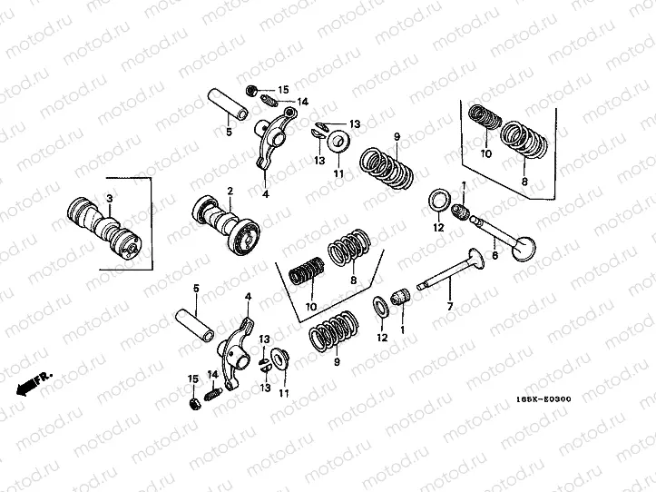 E-3 CAMSHAFT / VALVE