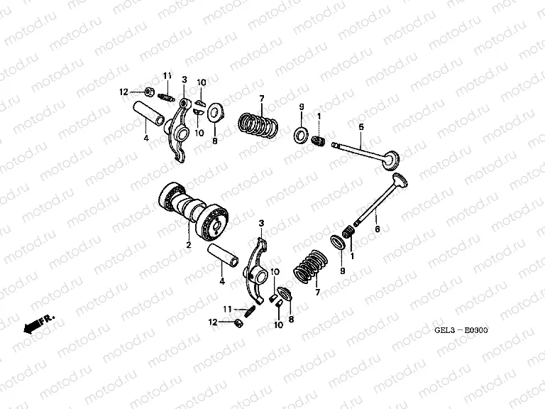 E-3 CAMSHAFT / VALVE