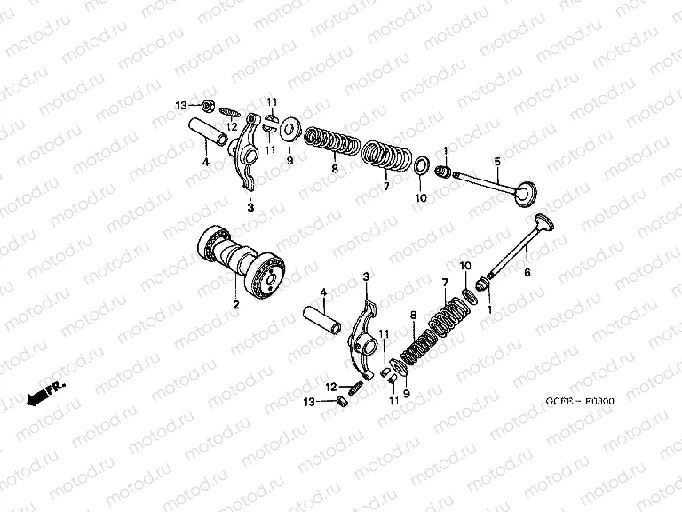 E-3 CAMSHAFT / VALVE