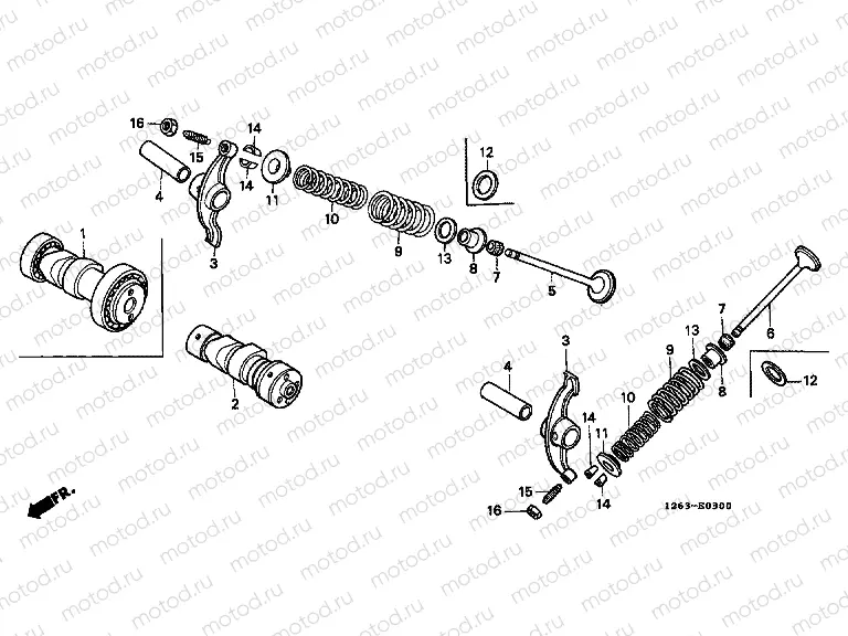 E-3 CAMSHAFT / VALVE