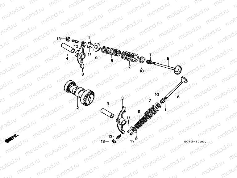 E-3 CAMSHAFT / VALVE