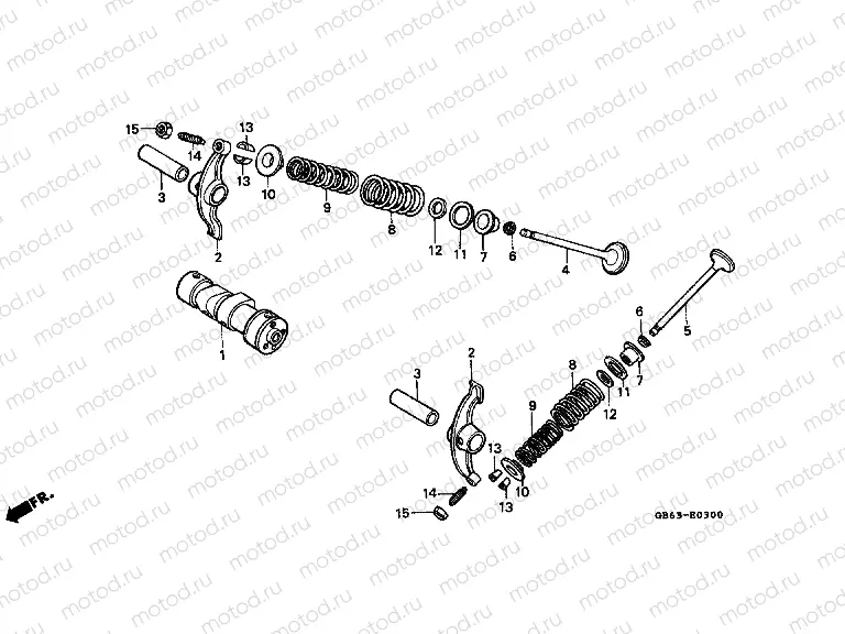 E-3 CAMSHAFT / VALVE