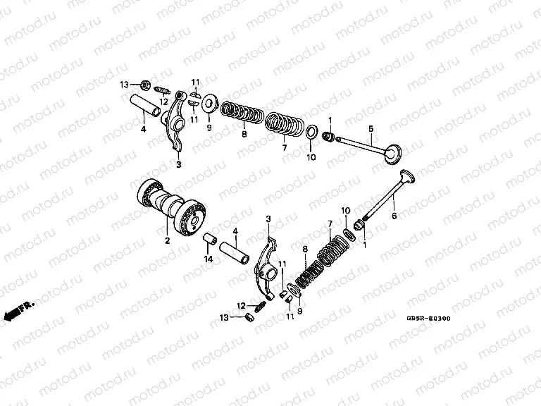 E-3 CAMSHAFT / VALVE