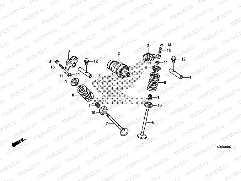 E-3 CAMSHAFT / VALVE