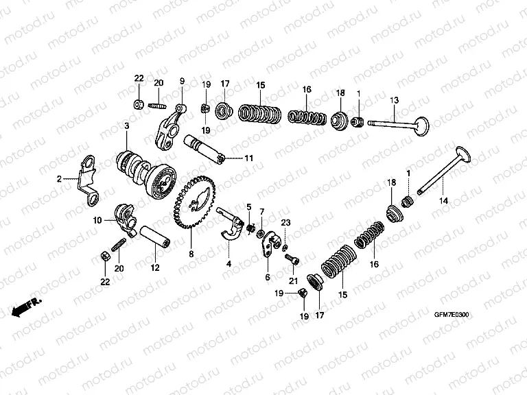 E-3 CAMSHAFT / VALVE