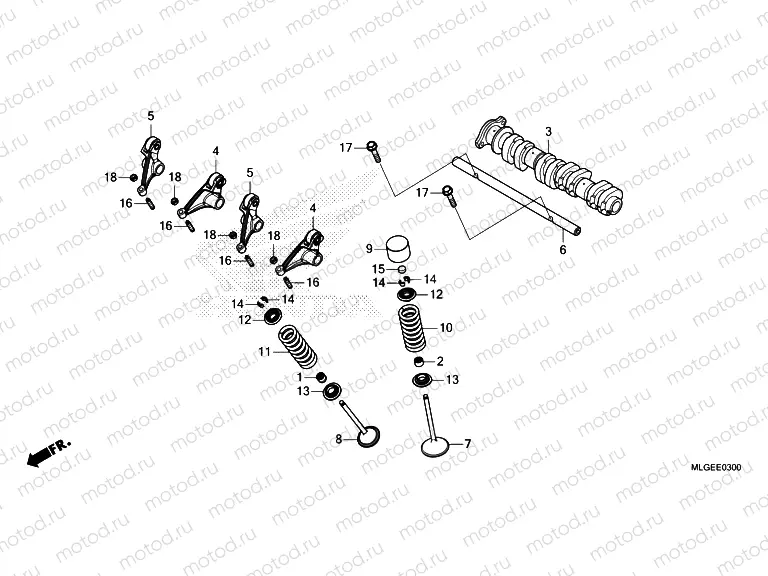 E-3 CAMSHAFT/VALVE
