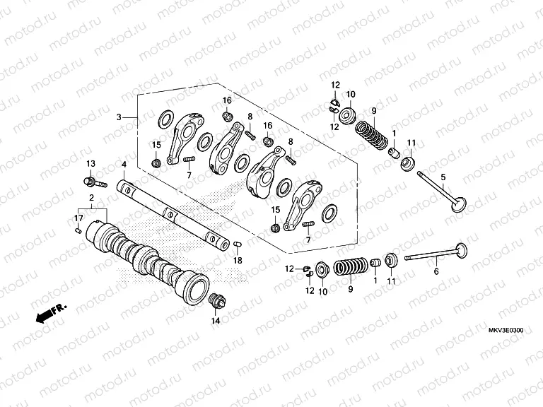 E-3 CAMSHAFT/VALVE