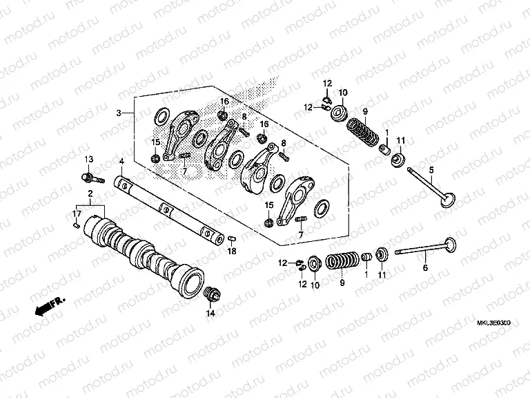 E-3 CAMSHAFT/VALVE