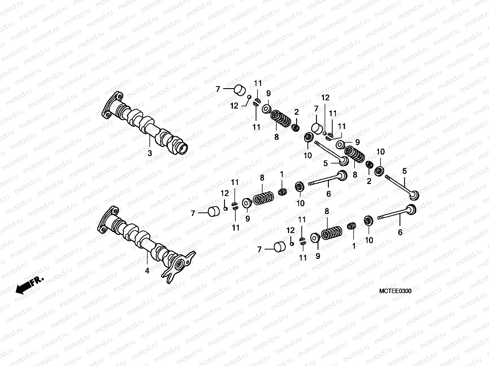 E-3 CAMSHAFT/VALVE