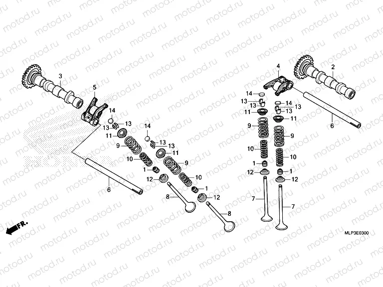 E-3 CAMSHAFT/VALVE