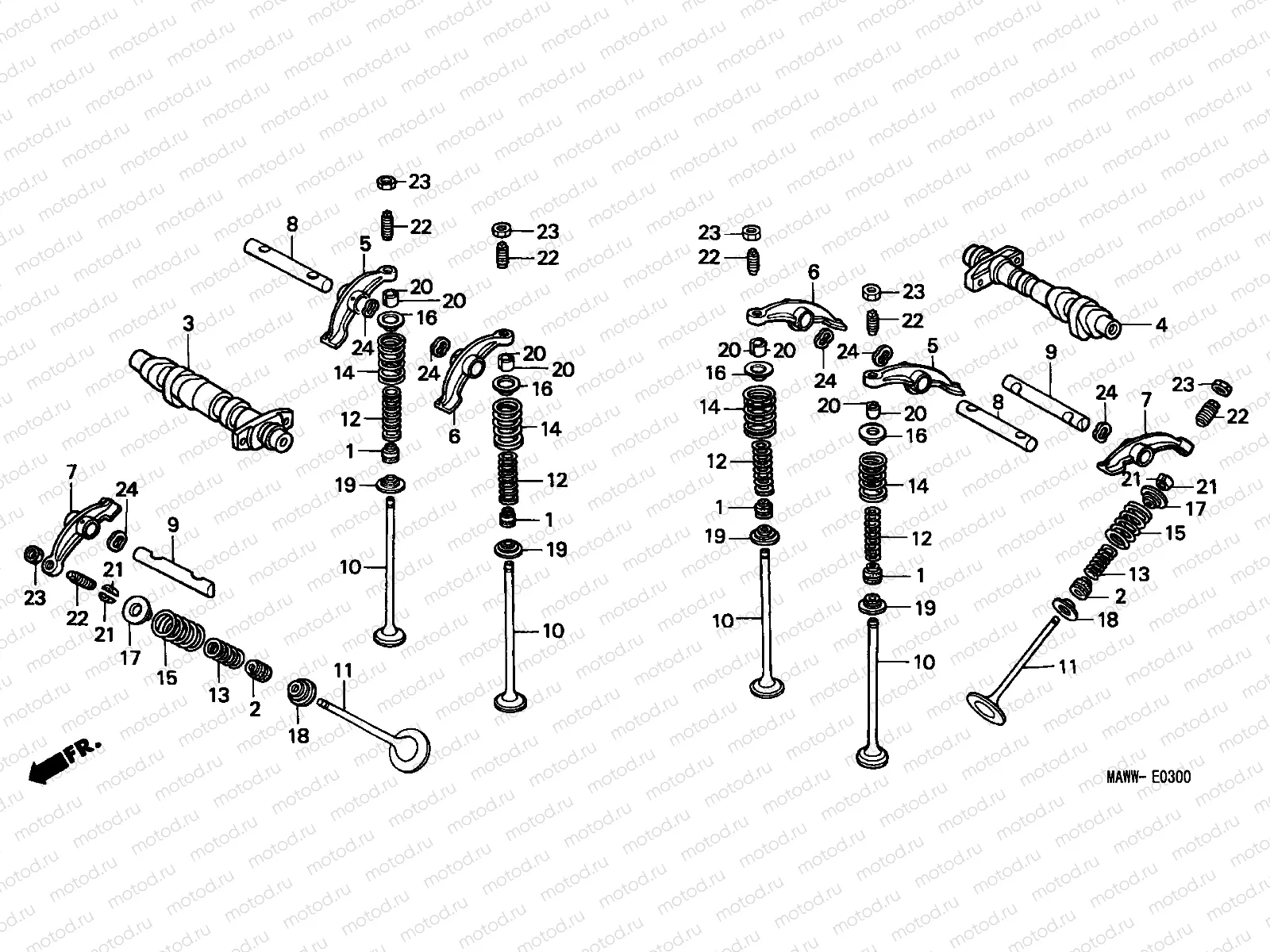 E-3 CAMSHAFT/VALVE
