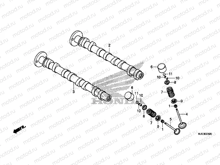 E-3 CAMSHAFT/VALVE