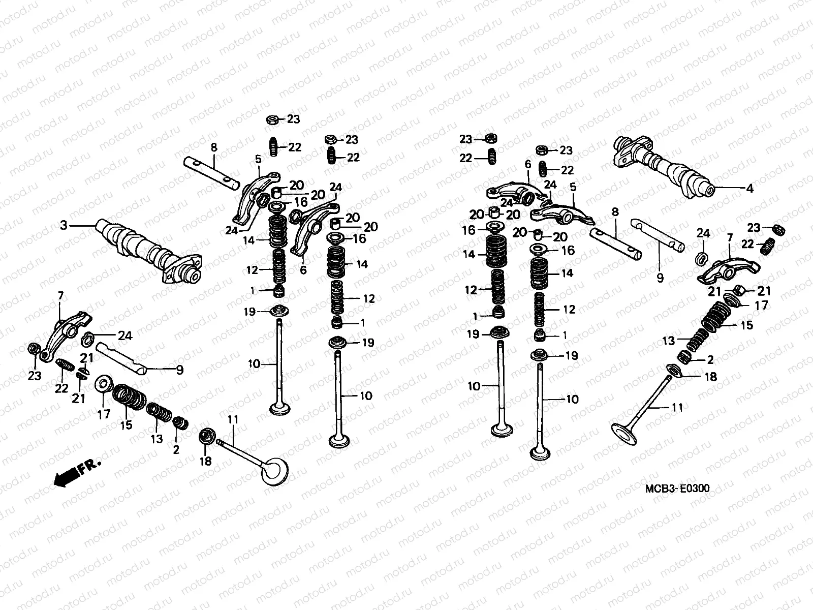 E-3 CAMSHAFT/VALVE