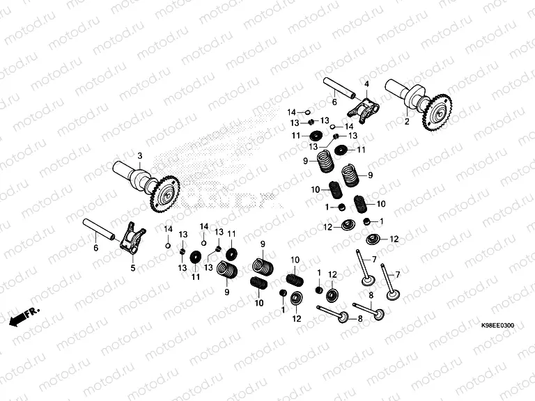 E-3 CAMSHAFT/VALVE