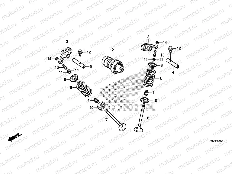 E-3 CAMSHAFT/VALVE