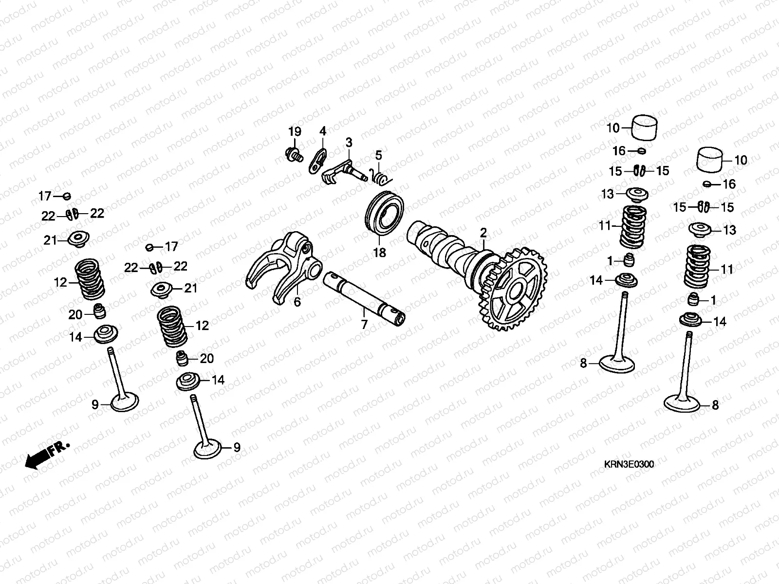 E-3 CAMSHAFT/VALVE