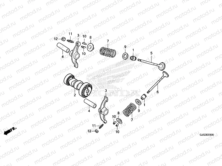 E-3 CAMSHAFT/VALVE