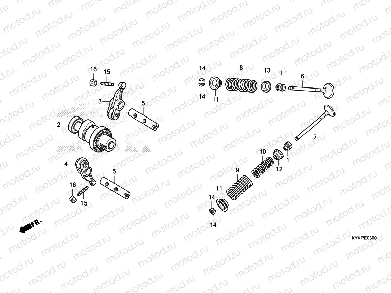 E-3 CAMSHAFT/VALVE