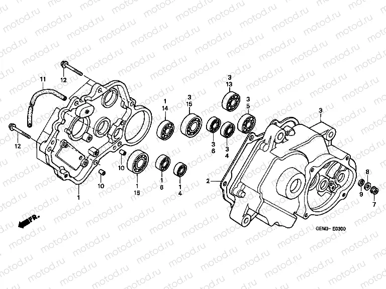 E-3 CRANKSHAFT
