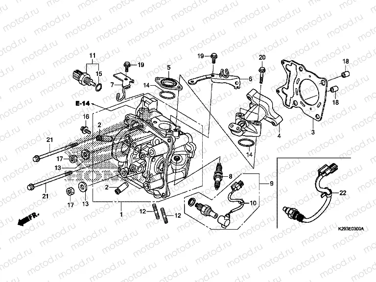 E-3 CYLINDER HEAD