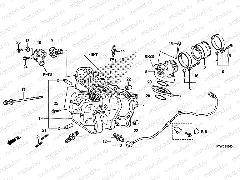 E-3 CYLINDER HEAD