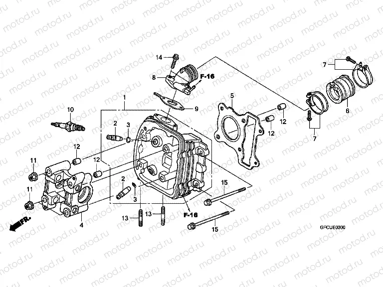 E-3 CYLINDER HEAD