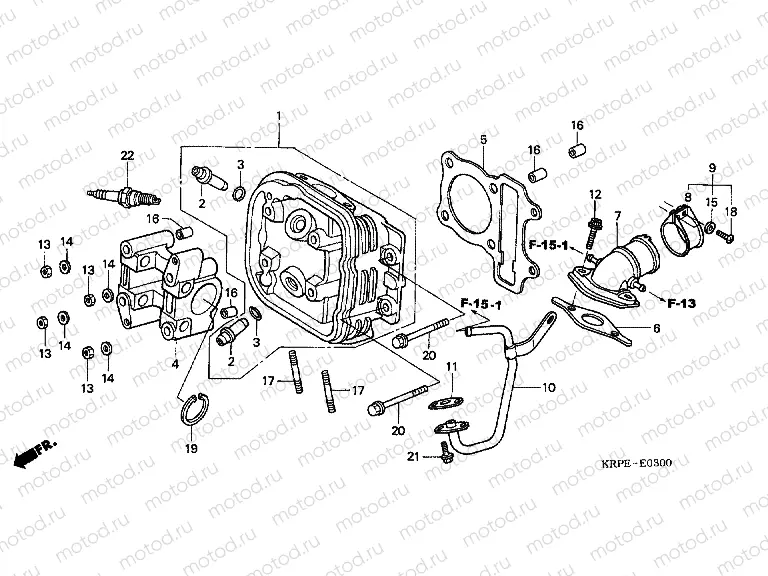 E-3 CYLINDER HEAD