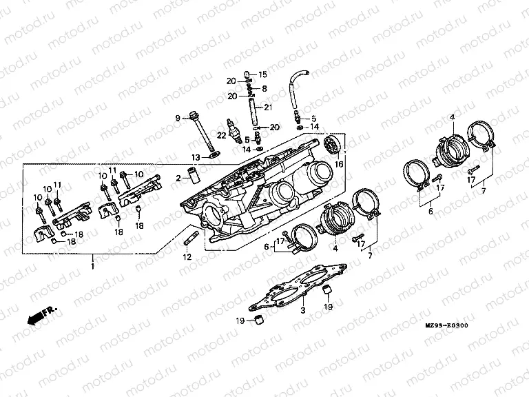E-3 RIGHT CYLINDER HEAD