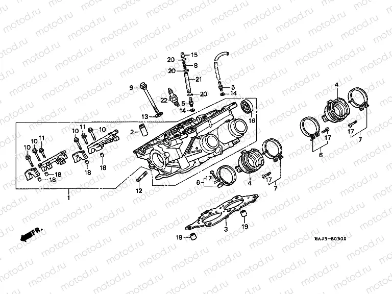 E-3 RIGHT CYLINDER HEAD