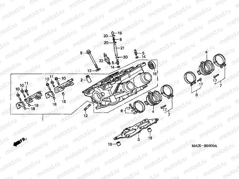 E-3 RIGHT CYLINDER HEAD