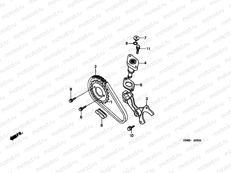 E-3 TIMING CHAIN
