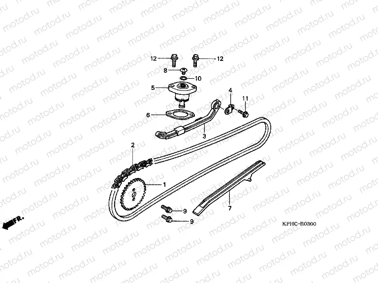 E-3 TIMING CHAIN ​​/ TENSIONER